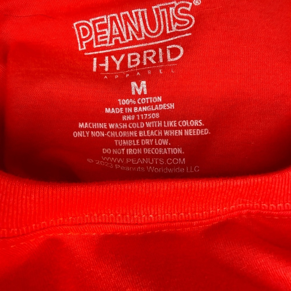 Peanuts Merry Christmas Charlie Brown Red Graphic Tee - Picture 6 of 6